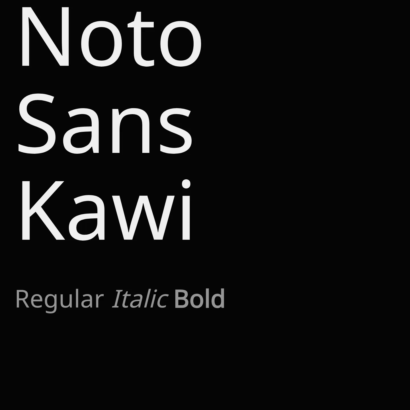 Noto Sans Kawi