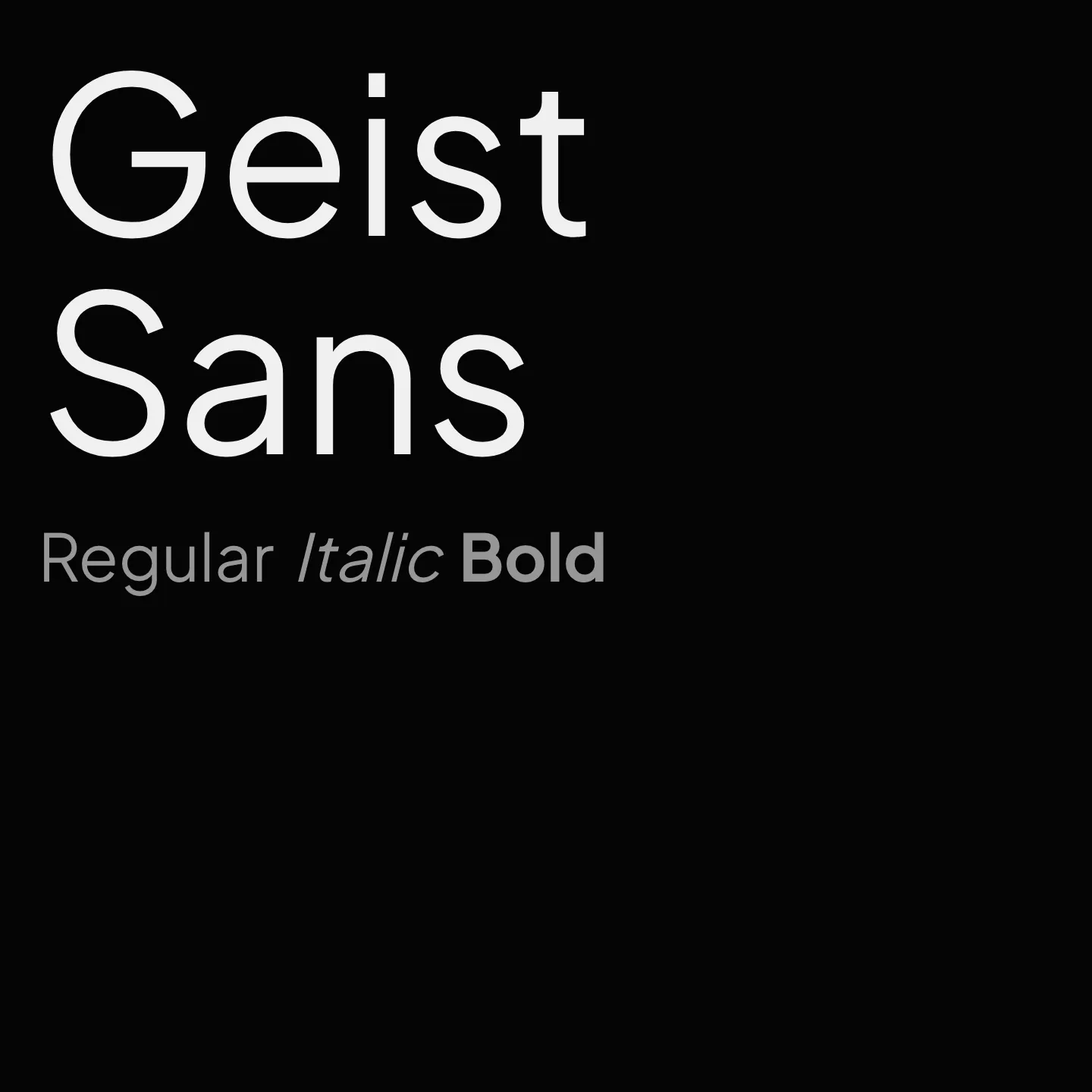 Geist Sans