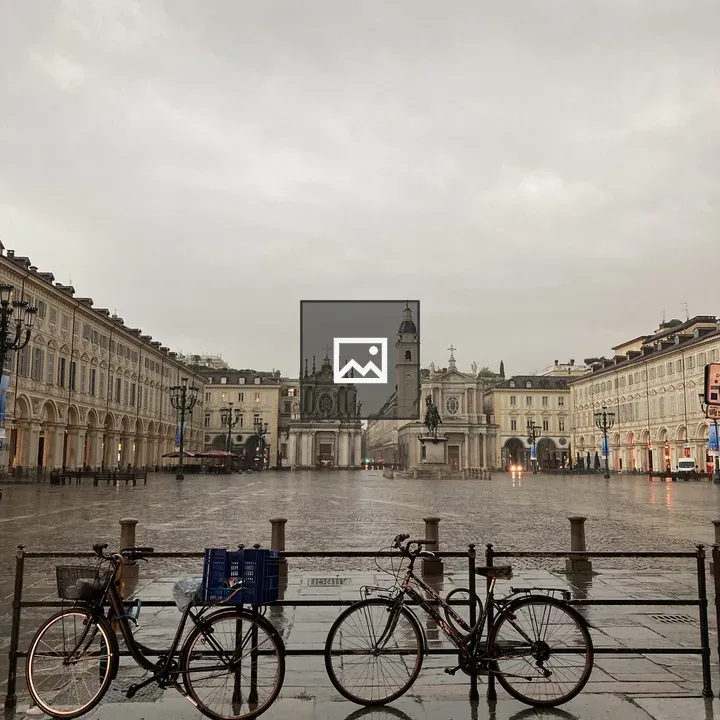 Bicycles in Piazza San Carlo