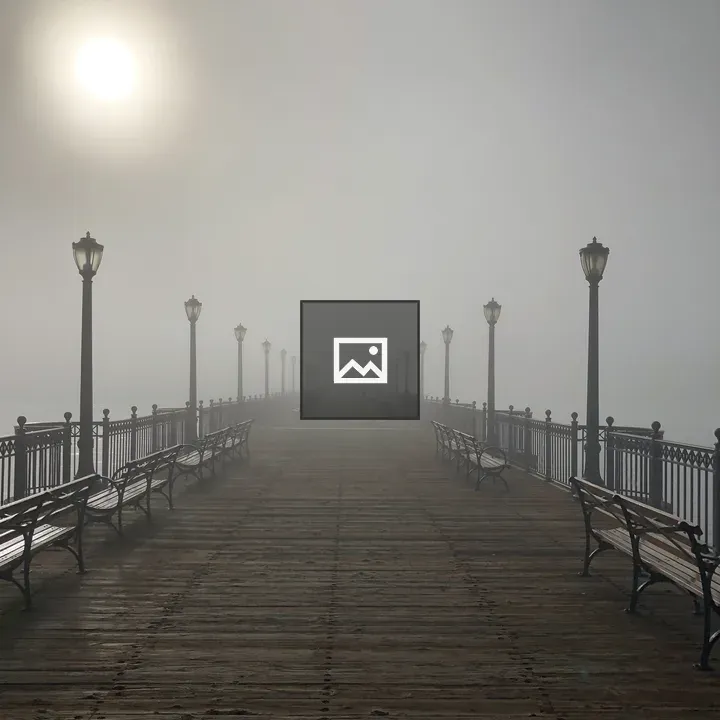 Foggy Pier 7 Scene