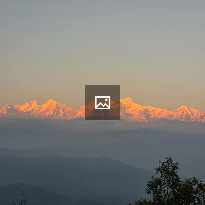 Snowy Mountains at Sunrise
