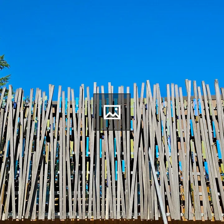 Wooden Slat Fence