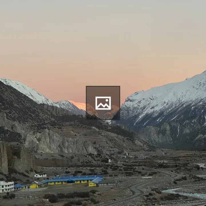 Sunset over Himalayan Peaks