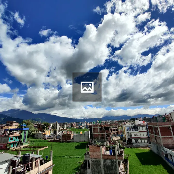 Sky, Hills and Houses in Kathmandu
