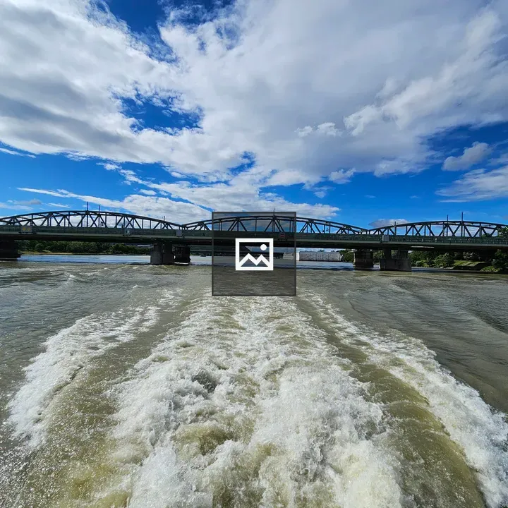 Back of Boat on Danube River