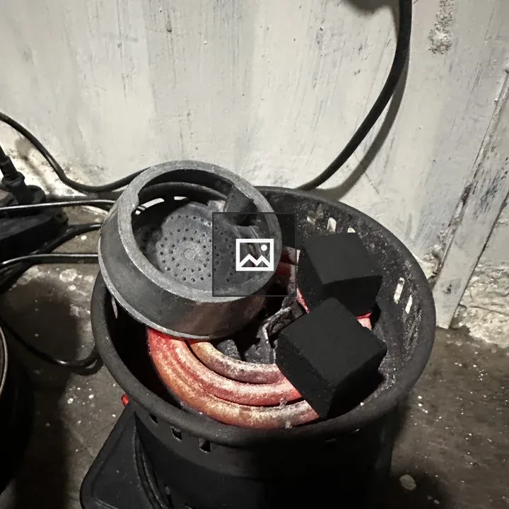 Coconut coil in use