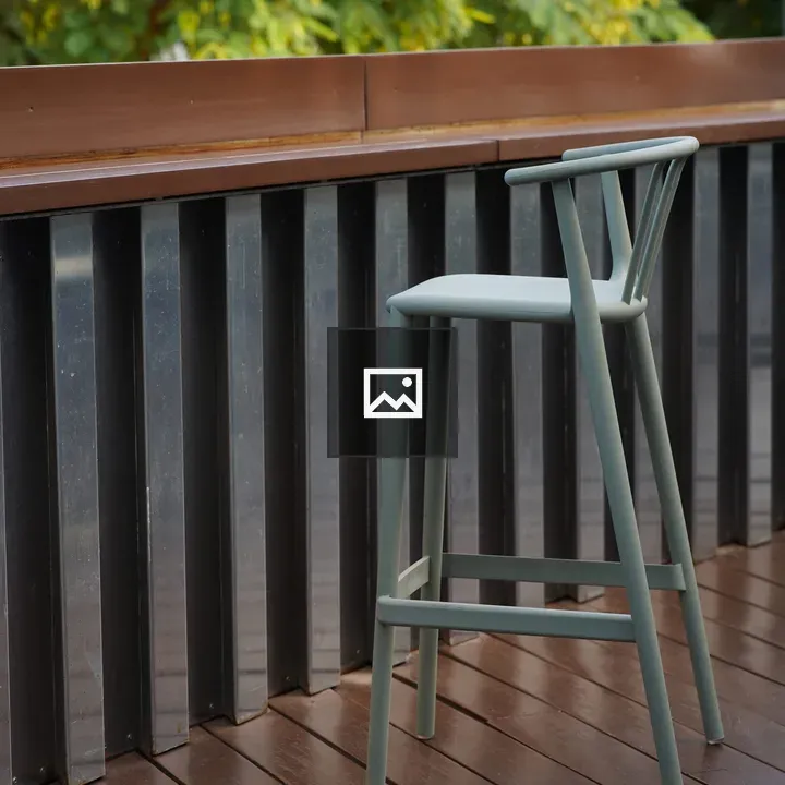 Single Green Bar Stool