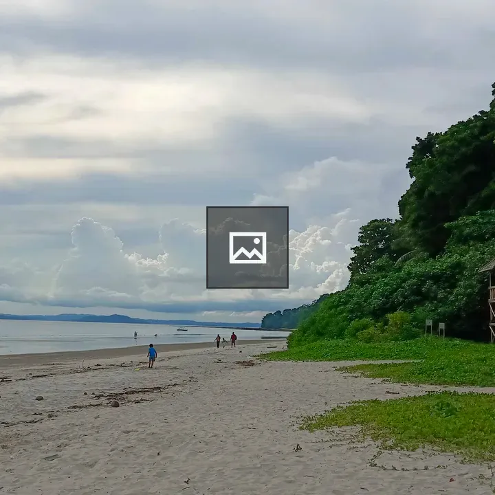 Sea view from island