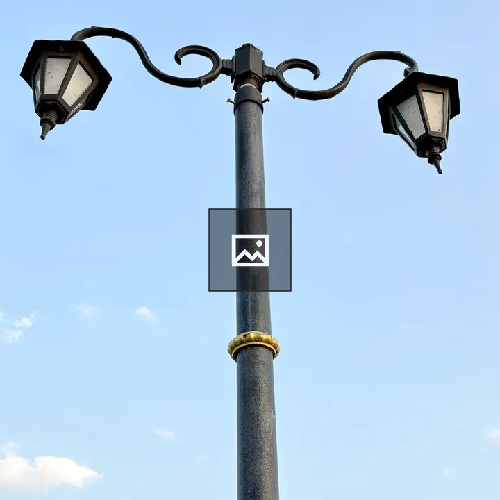 Vintage street lamp post