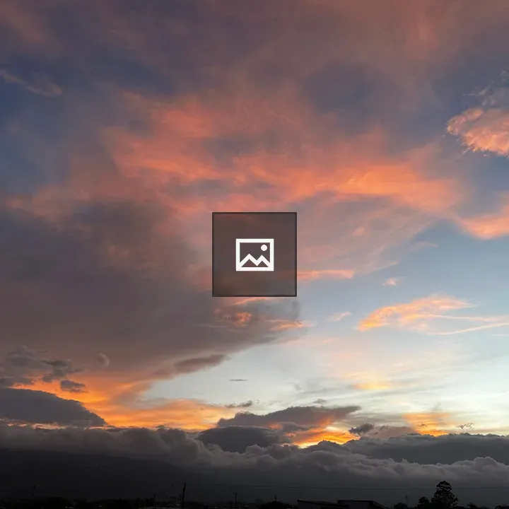 September sunset over Cartago