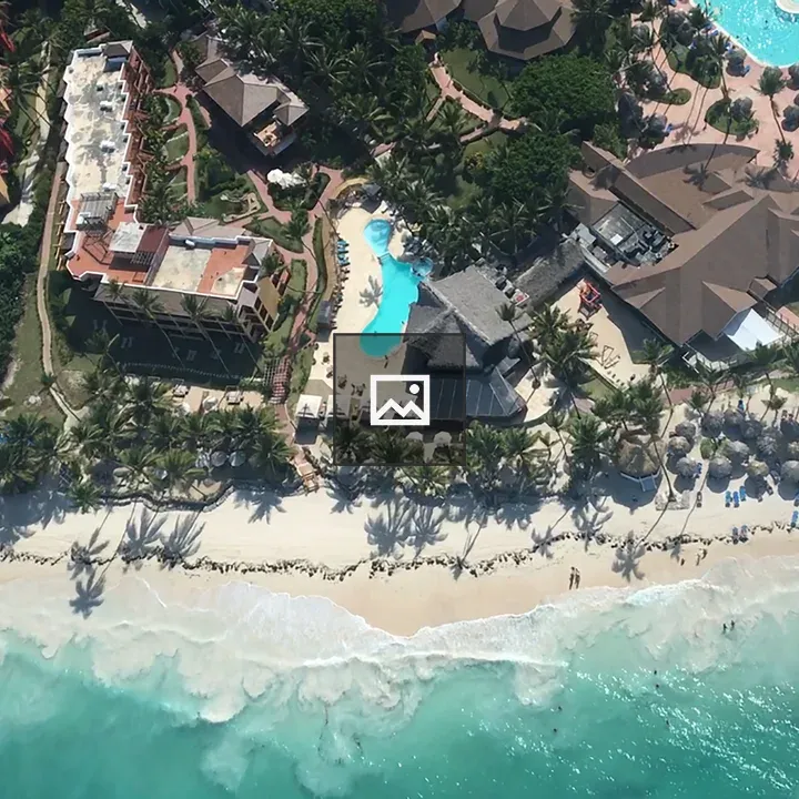 Helicopter View Beach Resort Punta Cana