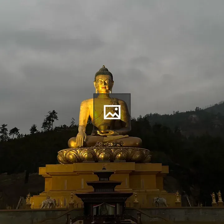 Buddha Statue in Nature Square