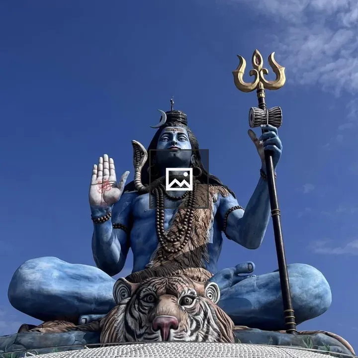 Statue of Shiva with Trident