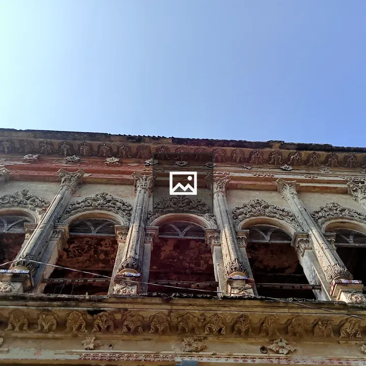 Arched building ruins at Panam City