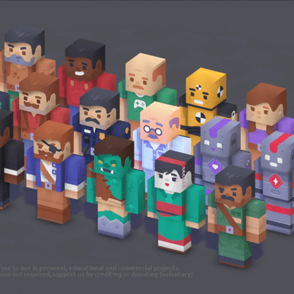 Blocky Characters