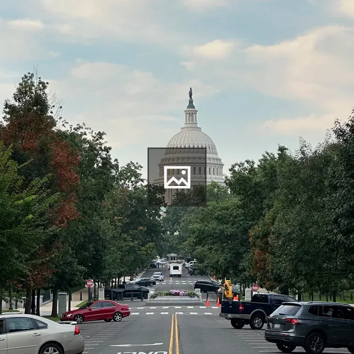 United States Capitol distant view