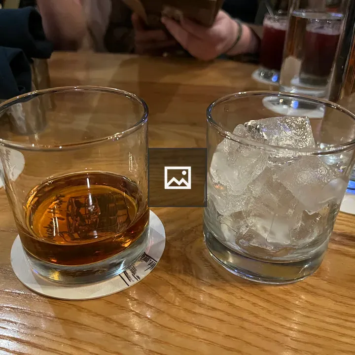 Whiskey on the rocks