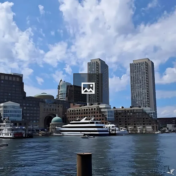 Waterfront Cityscape with Boats