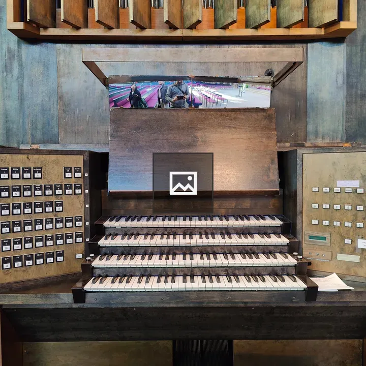 Organ keyboard at Temppeliaukio Church