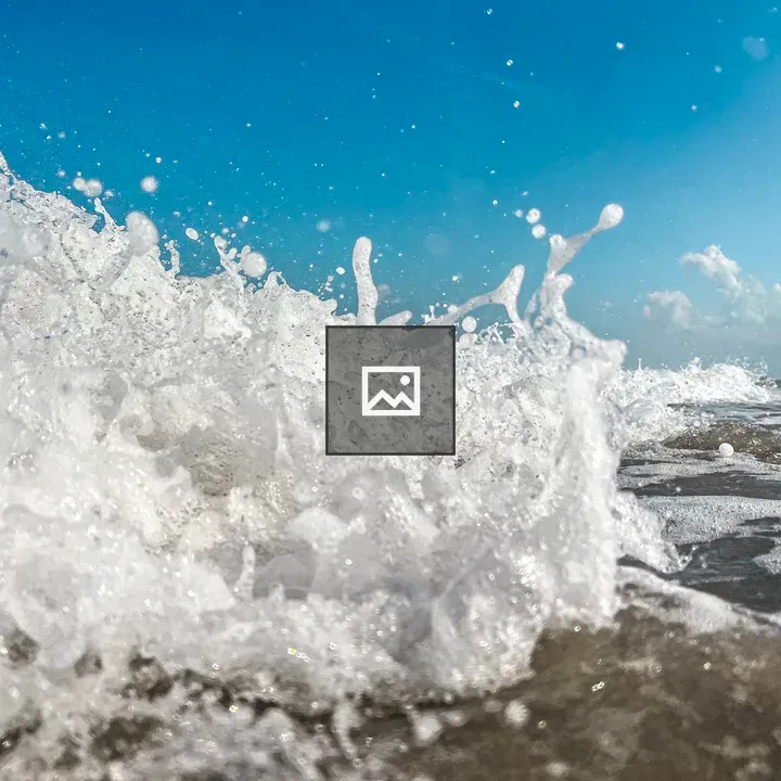 Close-up Wave at the Beach