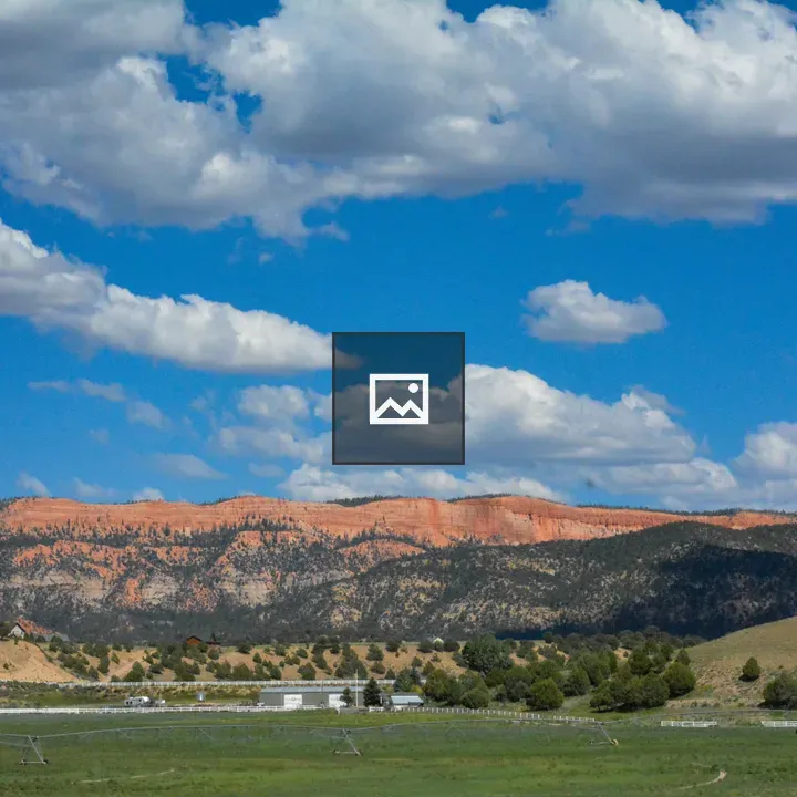 Scenic farm in Utah