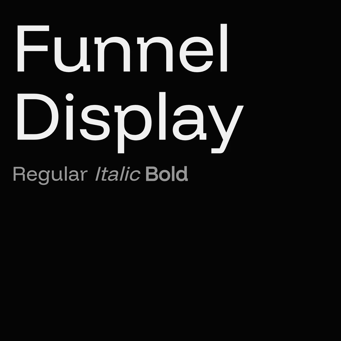 Funnel Display