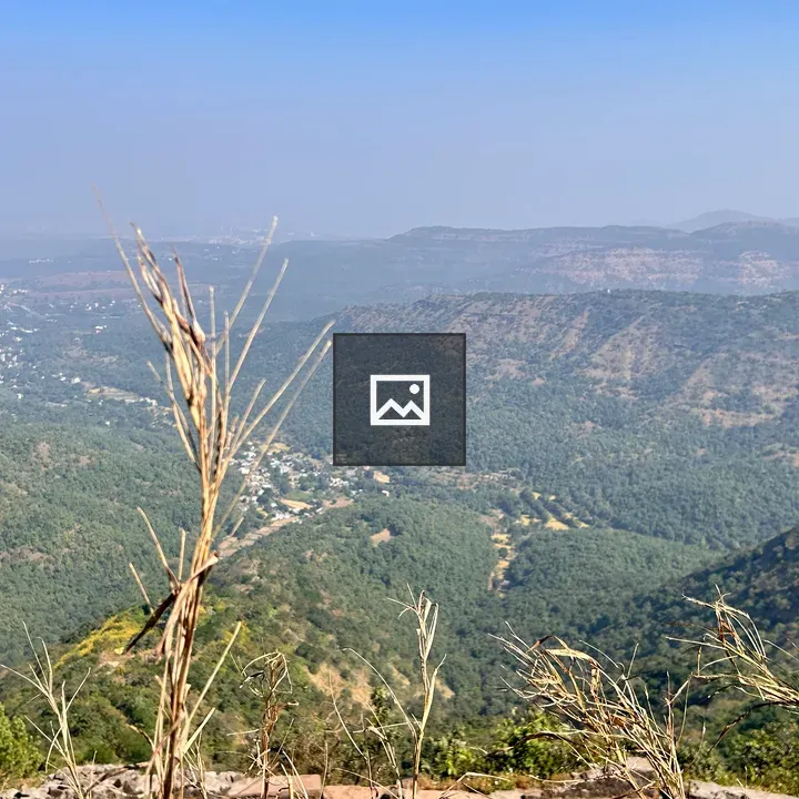 Sahyadri Mountains from Sinhagad Fort