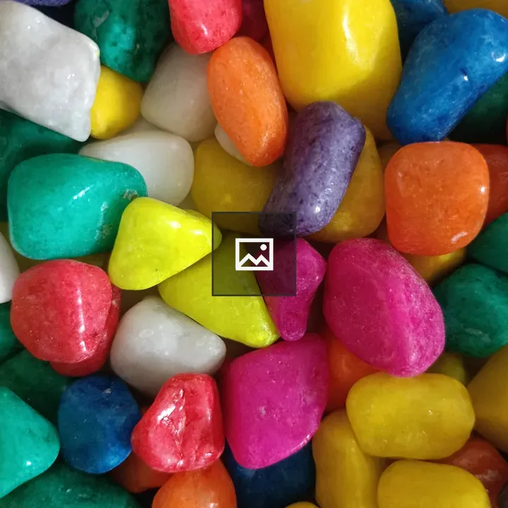 Painted stones for decoration