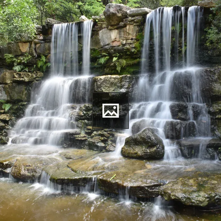Long exposure waterfalls at Zilker Gardens