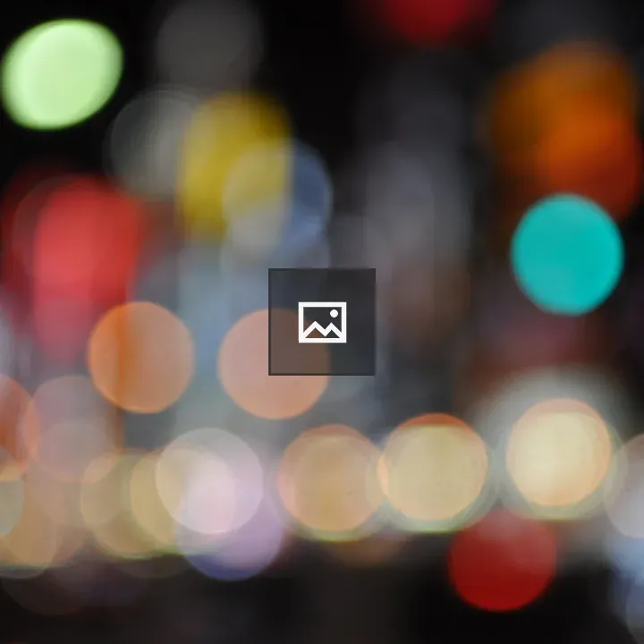 Abstract city lights in Shinjuku