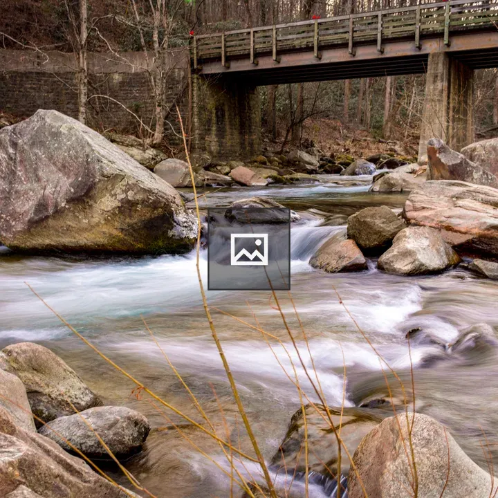 Long exposure river scene