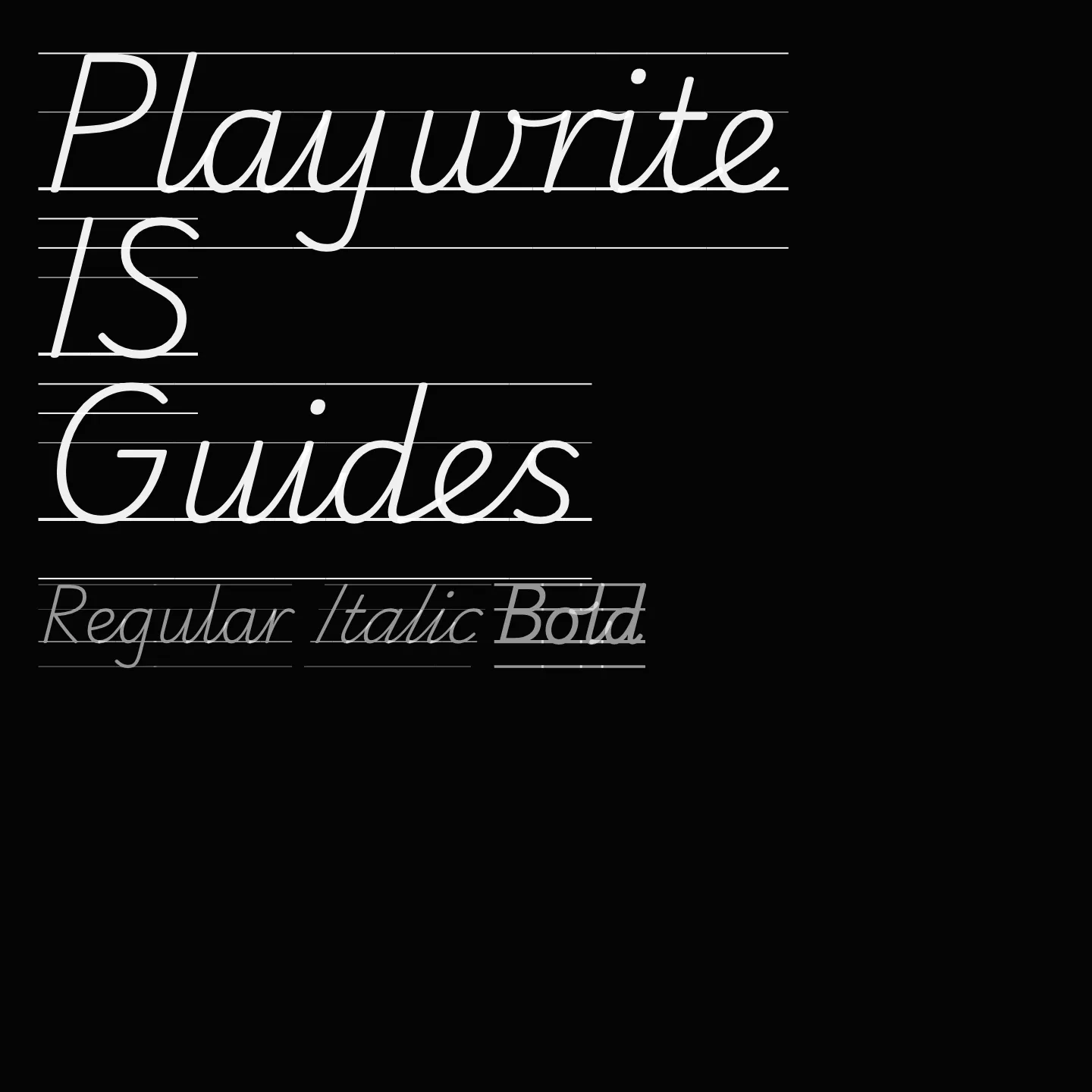Playwrite IS Guides