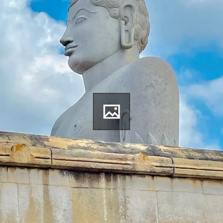 Gommateshwara statue side view