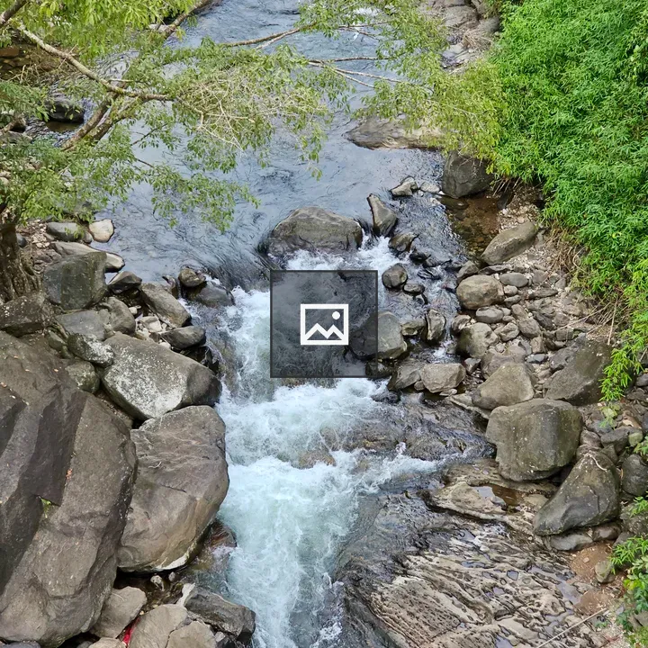 Stream over rocks in Kerala