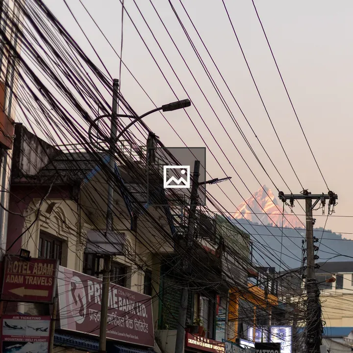 Street view in Pokhara, Nepal