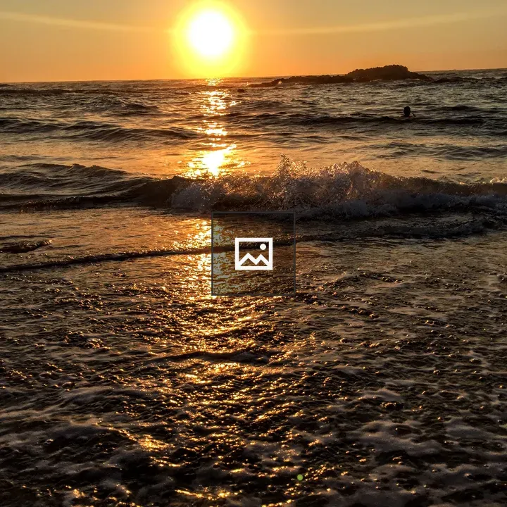 Indian Ocean winter sunrise