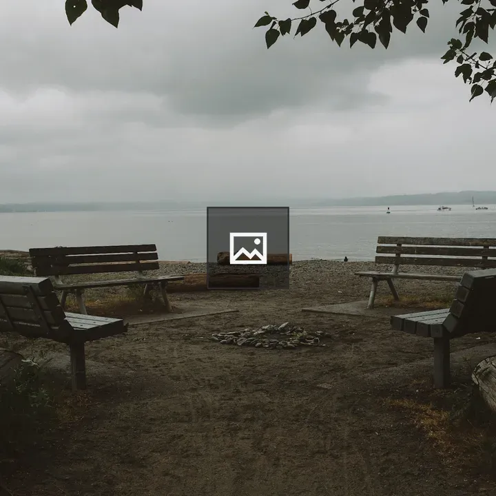 Bench Circle on Beach