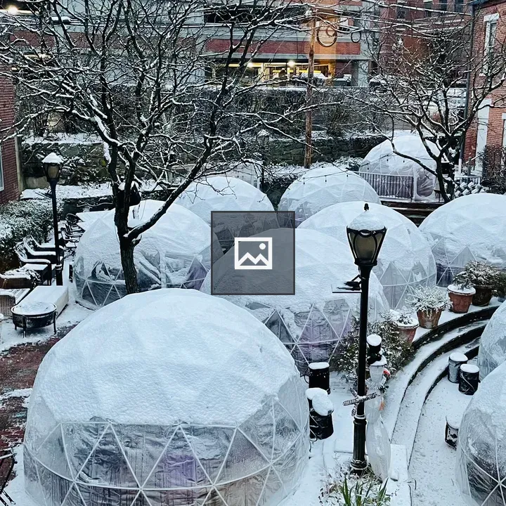 Igloo Style Outdoor Restaurant