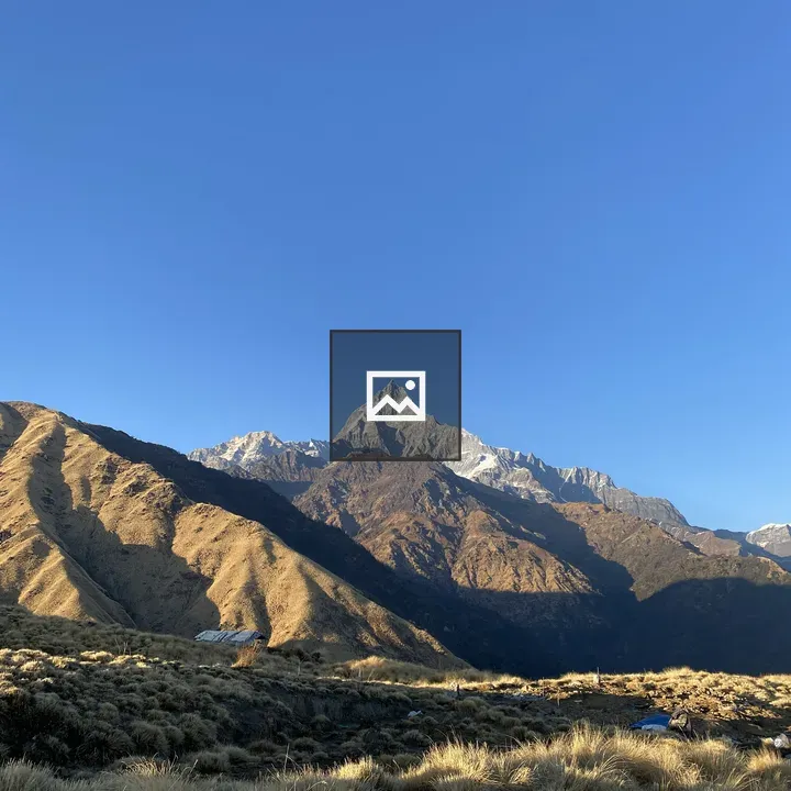 Snow-capped Machhapuchhre Landscape