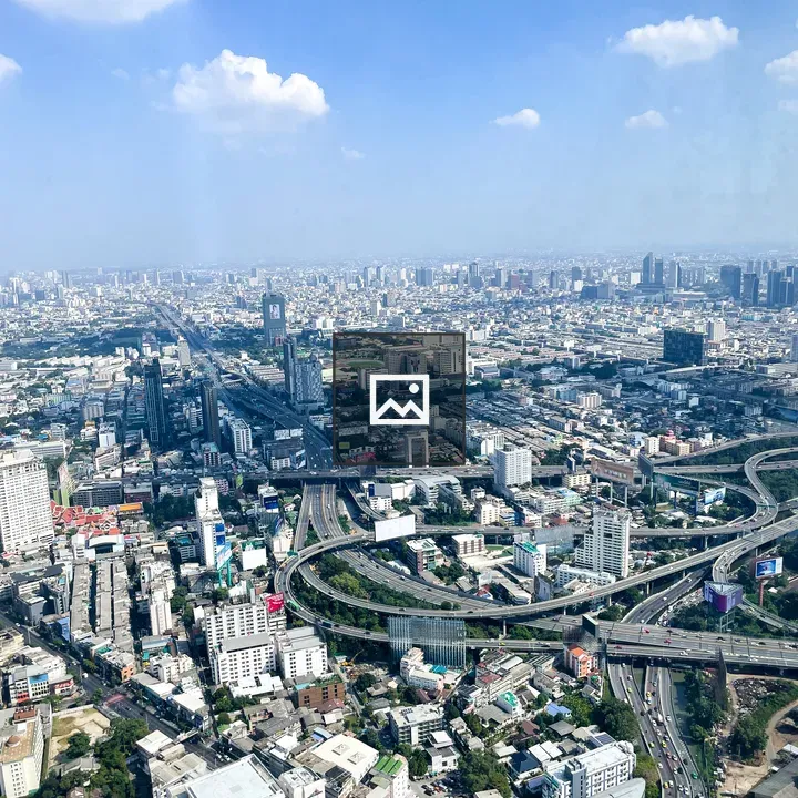 Aerial Bangkok City View