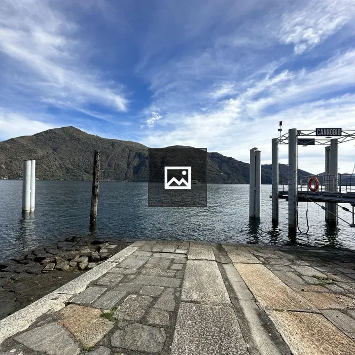 Stone boat ramp at Cannobio dock