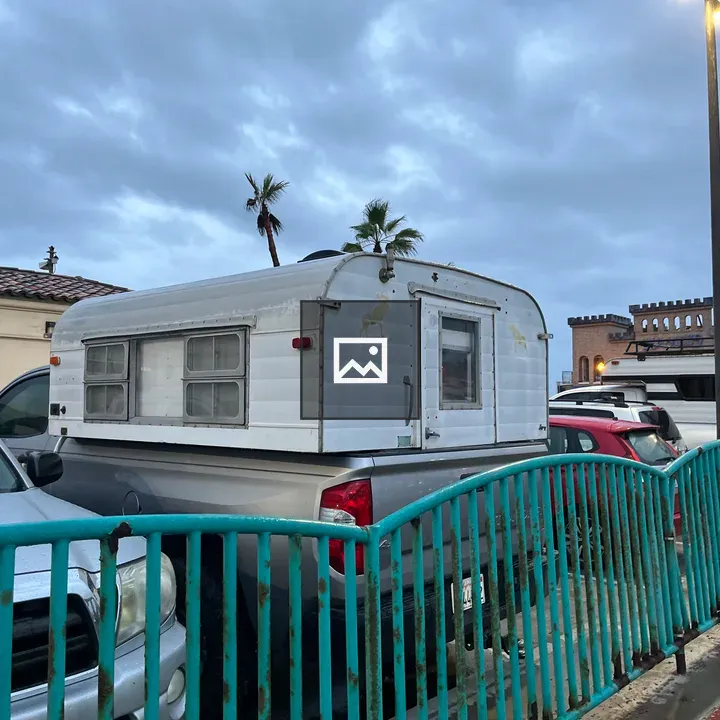 Old truck camper