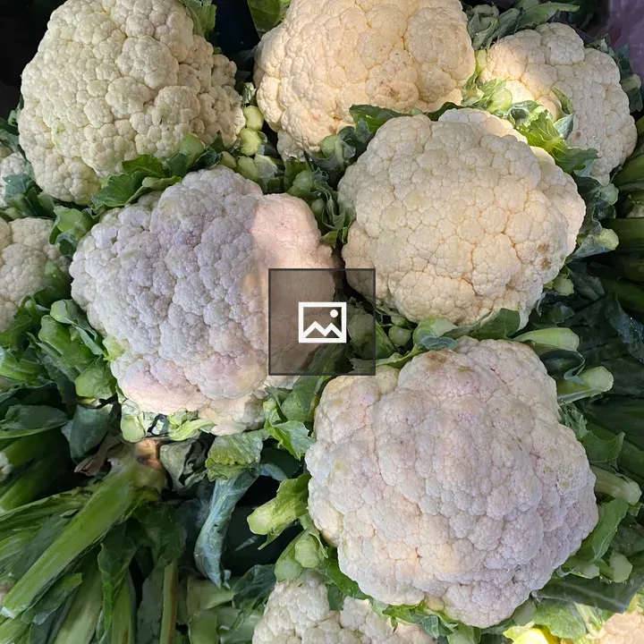 Cauliflower Heads in Sunlight