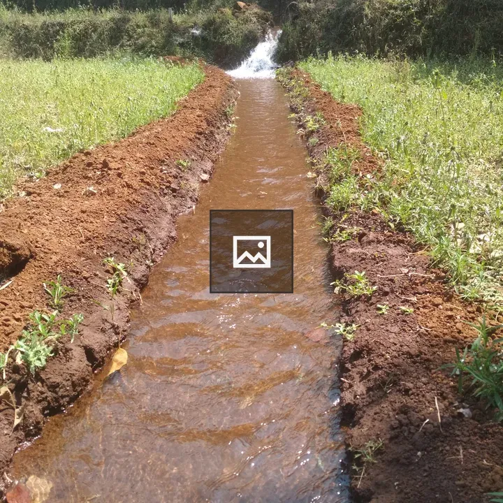 Water Channel Through Grassland