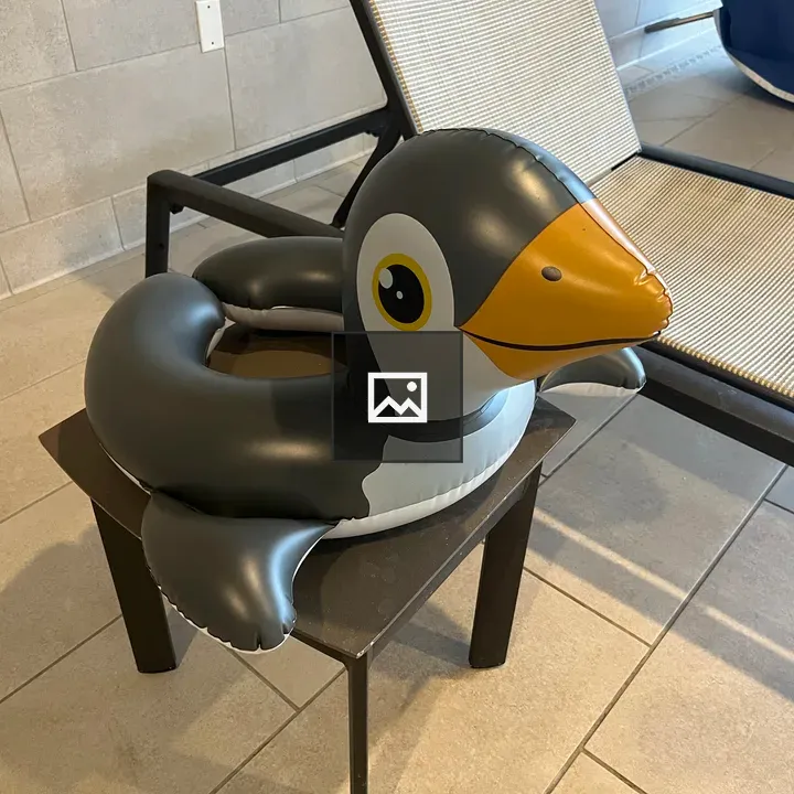 Penguin-shaped Swim Ring