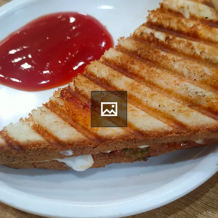 Grilled Sandwich on Plate