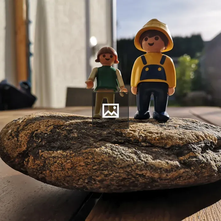Parent and Child toy rock