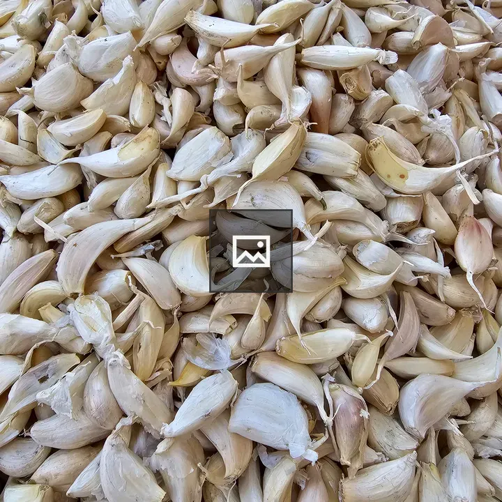 Garlic Cloves at Market