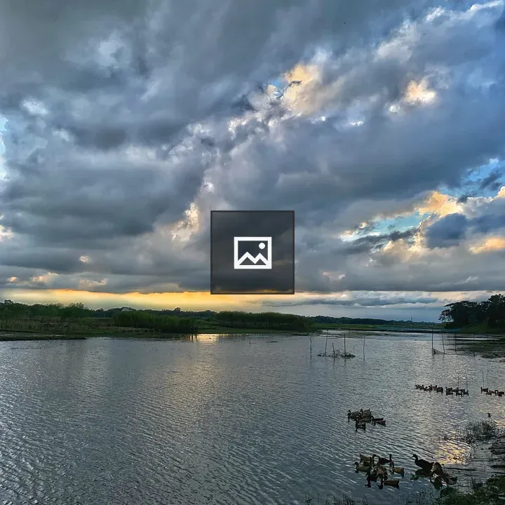 Lake and Sky Over Water