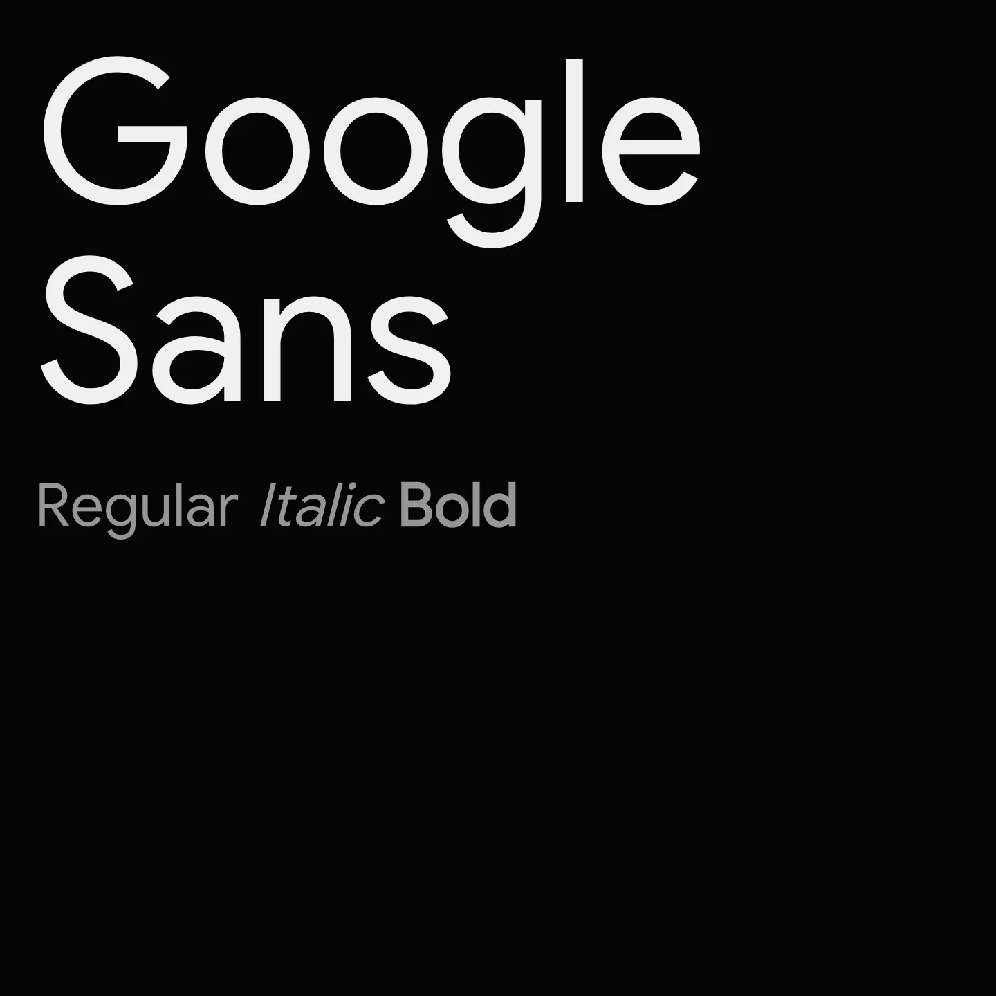 Google Sans